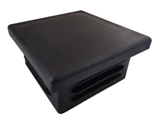 4x4 » 2 po. X 2 po. Chapeau carré en plastique noir 4&quot; 2&quot; de courrier barrière en aluminium Post Caps