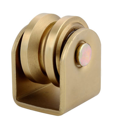 cannelure résistante des incidences Y de roue de porte de glissement de 43mm 58mm 60mm double externe