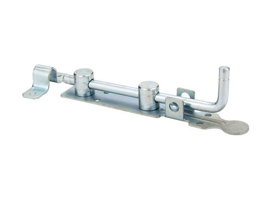 Argent en acier de zinc de baril de boulon en verre en aluminium de porte coulissante avec plaqué
