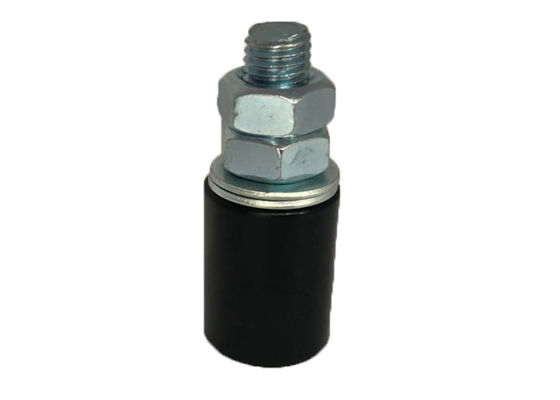 Roues en nylon en plastique de rouleaux de guide blanches et noires avec le boulon 40x250mm