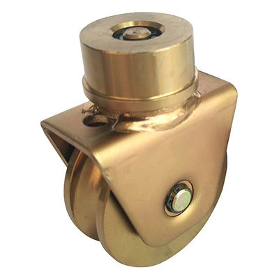 La porte de glissement de pivot de 360 degrés roule 80mm 3,15&quot; porte de cannelure d'U roule autour de galvanisé