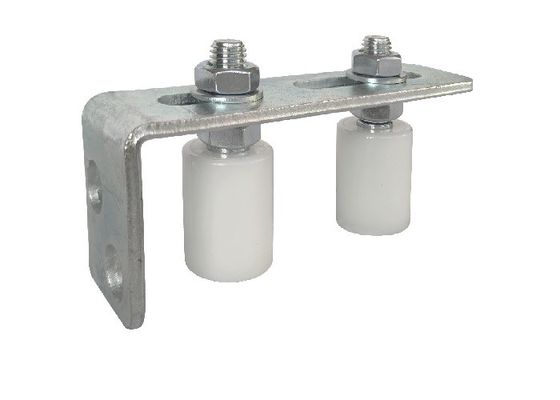 Parenthèse en nylon de rouleau de guide de 2 rouleaux pour la porte de glissement