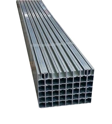 5,8 mètres de porte de rail en porte-à-faux de voie pour l'acier blanc de surface de zinc de roues de 60mm