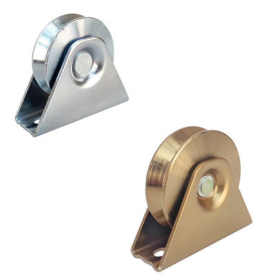 Roues de voie de roulement de porte de glissement pour glisser la cannelure de Gear V de barrière de maillon de chaîne