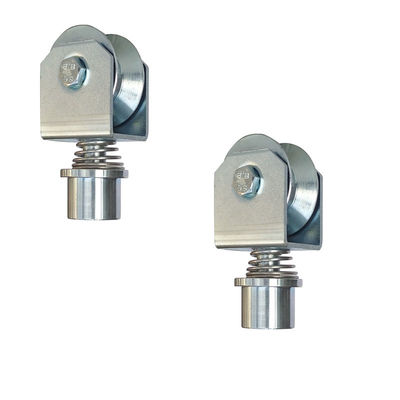 Roue de porte de glissement de pliage du Bi 360 d'acier inoxydable avec le ressort de rotation