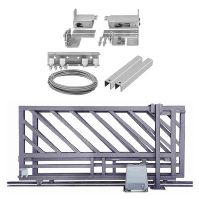 Porte à deux battants glissant le matériel télescopique 3m galvanisés de porte 4m 5m 6m