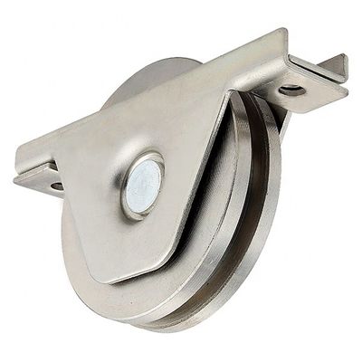 Q235 roue de porte de cannelure de l'acier U pour la porte de glissement automatique