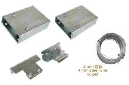 Quincaillerie de porte de grange télescopique en acier de 3 m approuvée par SGS