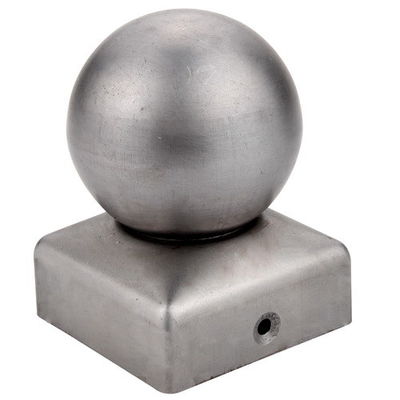 5&quot; 4&quot; 2&quot; 2,5&quot; 3&quot; chapeaux en acier de Ball Finial Post de barrière de Post Caps Metal de barrière ronde