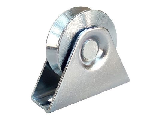 98mm 4&quot; porte résistante d'allée roule le fer de cannelure de V galvanisé
