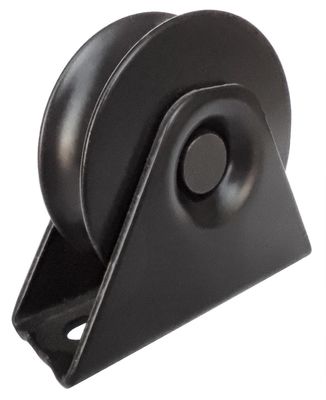 98mm 4&quot; porte résistante d'allée roule le fer de cannelure de V galvanisé