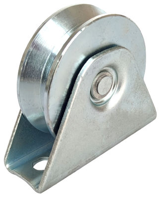 98mm 4&quot; porte résistante d'allée roule le fer de cannelure de V galvanisé