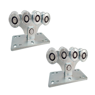 le chariot en porte-à-faux 5 de porte de petit de porte de 60x60mm Zn en porte-à-faux de roue roule 8 roues moyennes