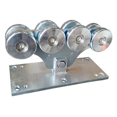 Grand acier galvanisé par rouleaux en porte-à-faux coulissant du chariot 8 113mm de roue de porte