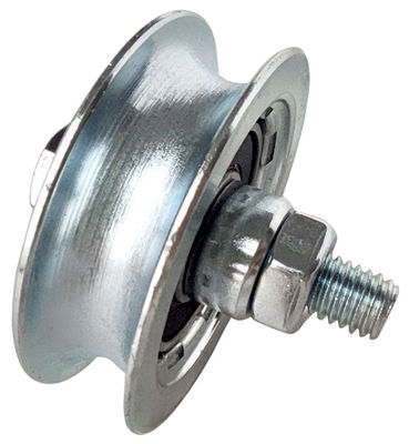 la porte coulissante d'allée de 100mm roule le rouleau avec le boulon 3&quot; des roues de porte de la cannelure 4&quot; V