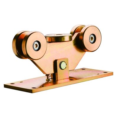 les rouleaux de 78mm ont galvanisé la roue en porte-à-faux coulissante en acier de chariot de soutien de porte