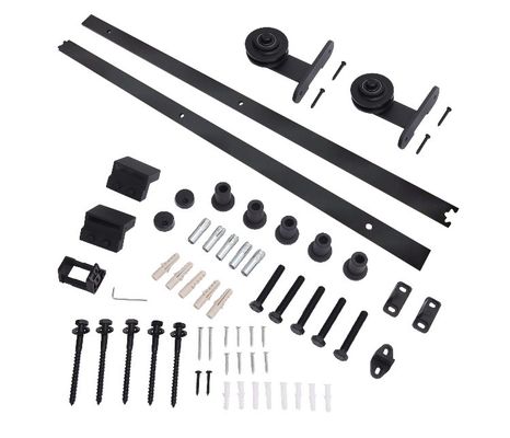 Rouleaux de porte accrochants de porte coulissante d'industrie intérieure d'accessoires glissant le kit de matériel de porte de grange