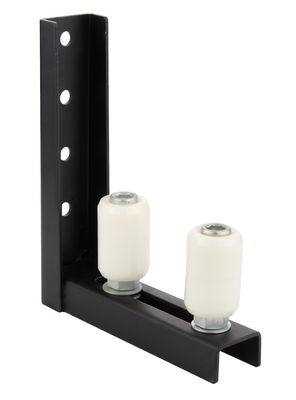 parenthèse de guide en acier galvanisée de porte coulissante de parenthèse de guide de porte de glissement 280kg avec les rouleaux en nylon