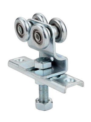 roue commerciale 54mm résistante de chariot à rail de rouleaux de voie de porte coulissante de 28mm 38mm