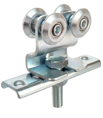 roue commerciale 54mm résistante de chariot à rail de rouleaux de voie de porte coulissante de 28mm 38mm
