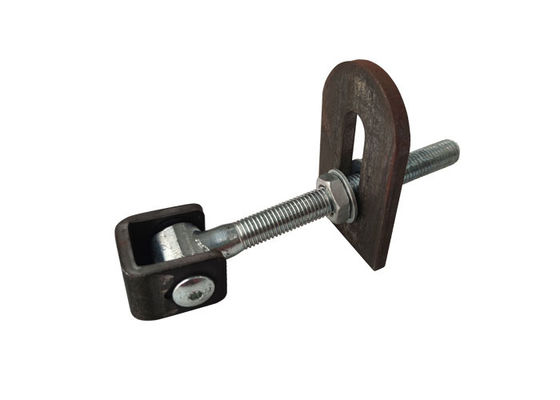 le jaune a galvanisé la charnière de porte d'oscillation avec le long boulon M16
