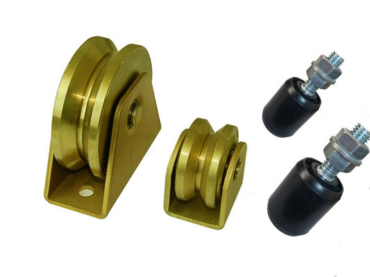 Rouleau de guide réglable de porte de glissière 6&quot; 25mm 30mm 40mm noirs