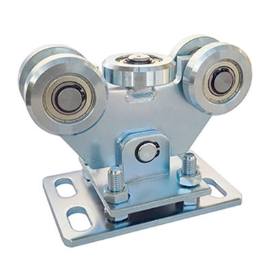 Embase réglable en porte-à-faux de la roue 70x70 de porte de glissière