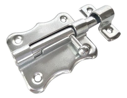 Acier de zinc de ruban de tour de verrou de boulon/porte de porte coulissante de salle de bains de Deux-boulon de sécurité