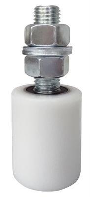 rouleau de guide de roulement coulissant noir de porte de 50mm 3&quot; 6&quot; incidence en nylon en plastique de PVC