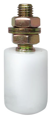 4 roues en nylon de rouleaux de porte pour le dispositif matériel 43mm de porte coulissante