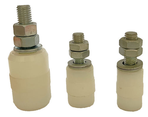 Rouleaux et guides M12 30x40 de porte de PVC protubérance galvanisée de 30mm x de 40mm dans la surface moyenne