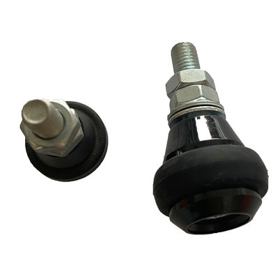 Noir en nylon de rouleau de guide de porte de glissement M12 de 43MM 30MM