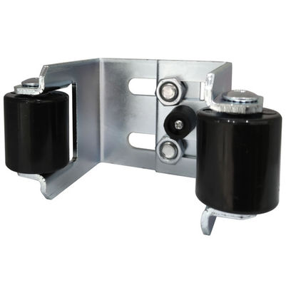 support de rouleau de porte de glissement d'encorbellement de 195x225mm avec 2 rouleaux en nylon pour les portes en porte-à-faux réglables