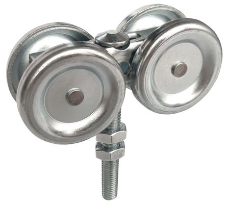Rouleaux de porte accrochants du boulon M12 et rouleau de porte intérieur de grange de voie Kit Hardware Box Rail