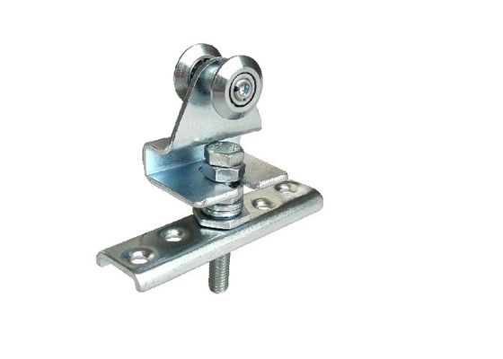 Les rouleaux de porte accrochants en acier de zinc argenté clôturent 22mm avec le boulon réglable