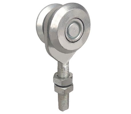 40mm ont galvanisé les rouleaux accrochants accrochants de la voie 2 de fer blanc de rouleaux de porte avec la boule