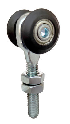 40mm ont galvanisé les rouleaux accrochants accrochants de la voie 2 de fer blanc de rouleaux de porte avec la boule