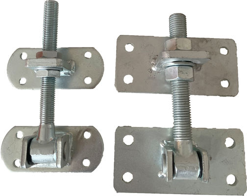 La charnière réglable de porte de l'acier inoxydable M18 relient le plat pour les portes en bois