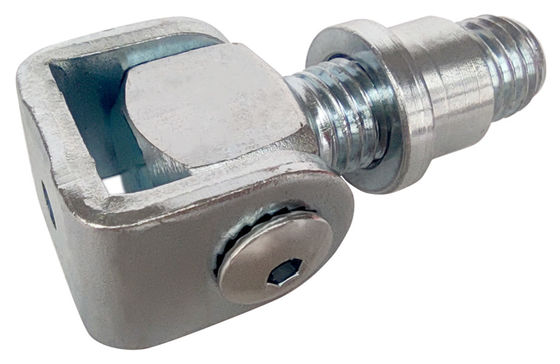 M16 blanc galvanisé articule réglable soudure-sur des charnières avec des charnières de porte d'oscillation d'écrou