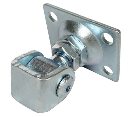 Le zinc blanc M16 articule les charnières de soudure réglables avec les charnières de porte carrées d'oscillation de plat