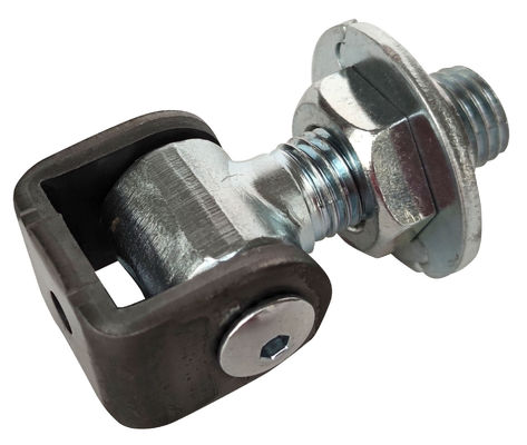 Soudure argentée du zinc M16 sur la charnière réglable de porte de porte d'oscillation de charnières avec des plats de Jionted