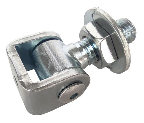 Soudure argentée du zinc M16 sur la charnière réglable de porte de porte d'oscillation de charnières avec des plats de Jionted