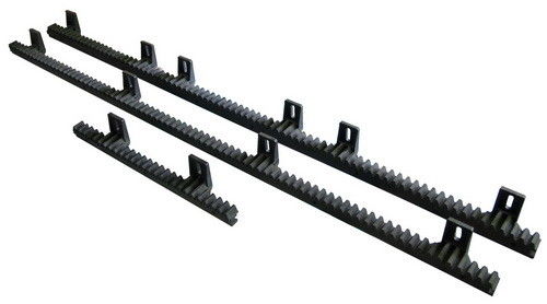 crémaillère en nylon de porte de porte de glissement de 340mm pour le système d'opérateur de porte coulissante d'ouvreurs de pignon