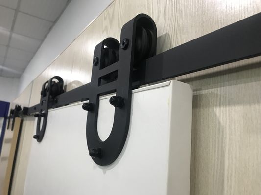 Voie de porte galvanisée de grange 2m glissement en bois de grange de revêtement de bloc de 96 pouces