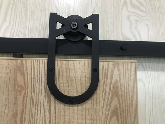 Voie de porte galvanisée de grange 2m glissement en bois de grange de revêtement de bloc de 96 pouces