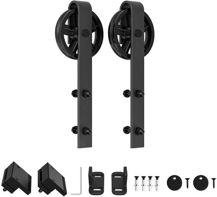 16 pouces matériel 8ft de porte de grange de 18 pouces 6,6 kit de matériel de porte de grange du pied 6ft de pi 6 double