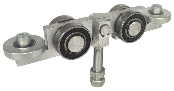 Rouleau de porte Q235 accrochant galvanisé en acier Kit With Forge Centre Plate