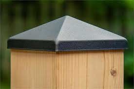 barrière Corner Post Cap de 100mm 4x6 8x8 pour la couverture argentée de pilier de pyramide de 4x4 6x6 7x7