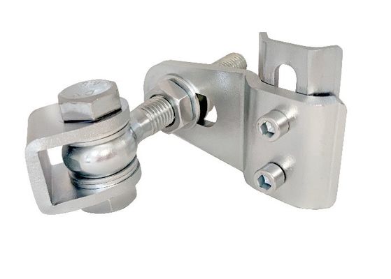 Soudure réglable du zinc M16 de la charnière 4d de direction en acier blanche de double sur des charnières pour la porte d'oscillation