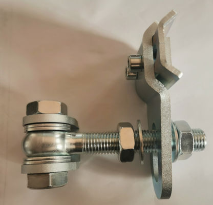Soudure réglable du zinc M16 de la charnière 4d de direction en acier blanche de double sur des charnières pour la porte d'oscillation